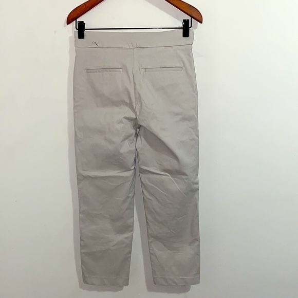 MASSIMO FABBRO High-Waist Straight-Leg Capri Sailor Pants - Picture 2 of 7